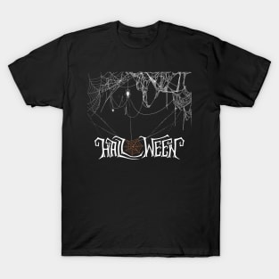 Halloween Spider Webs Pattern T-Shirt